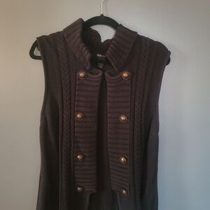 Style & Co Women's Military Style Sweater Vest